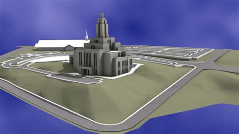 Draper Utah Temple 1st Draft – 3D Latter-day Temples