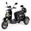 Wheeled Retro Electric Mobility Scooter W Veleco Zt Black