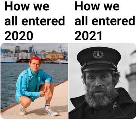 How We All Entered 2021 | Fresh Willem Dafoe vs. Lighthouse Willem Dafoe | Know Your Meme