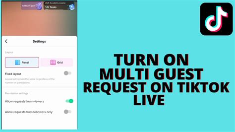 How To Turn On Multi Guest Request On Tiktok Live YouTube