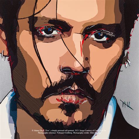 Johnny Depp Time Limited Edition Signed Self Portraits On Sale