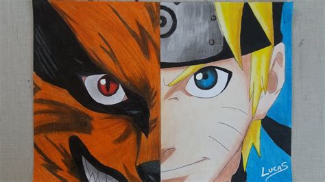 Como Desenhar Naruto L Kurama How To Draw Naruto L Kurama Kyuubi