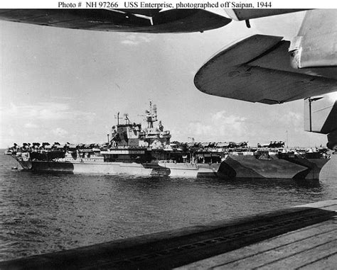 USS Enterprise CV 6 Stern Nameplate Memorial