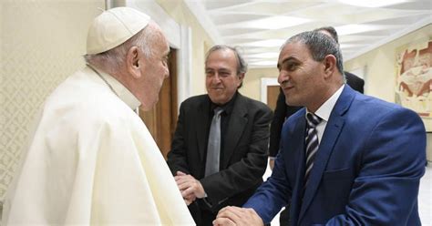 El Papa Recibe A Un Padre Israel Y Otro Palestino Que Han Perdido A