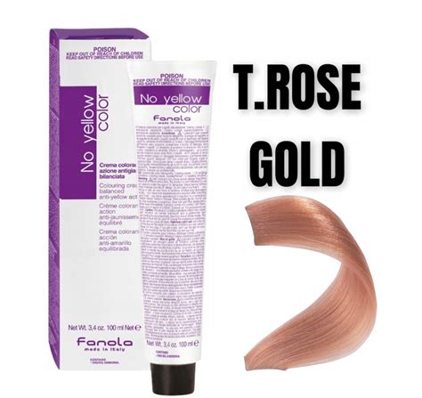 Fanola Trose Gold Toner Do WŁosÓw No Yellow 11860084795 Allegropl