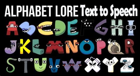 Alphabet Lore Text To Speech To Make Alphabet Lore Ai Voice