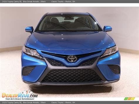 2020 Toyota Camry Se Blue Streak Metallic Black Photo 2