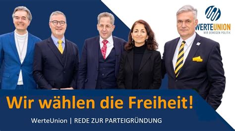 Wir machen das Rede von Hans Georg Maaßen zur Parteigründung