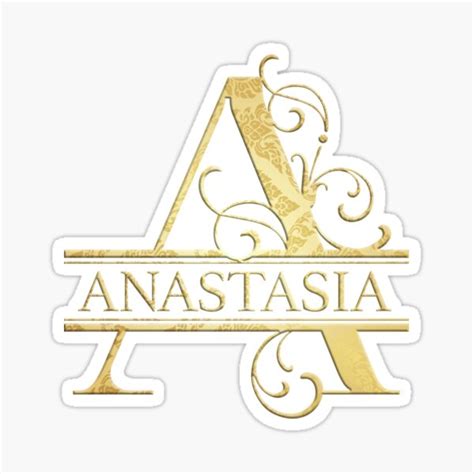 "Anastasia Name - Monogram Letter A The Anastasia Name Gift For ...