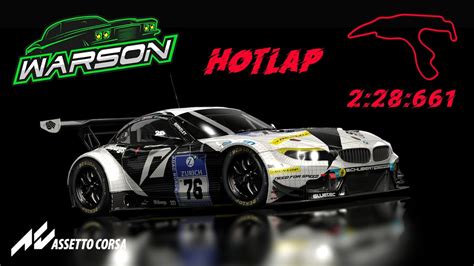 Assetto Corsa Bmw Z Gt Spa Francorchamps Hotlap Warson Youtube