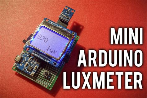 Mini Arduino Lux Meter Electronics Lab