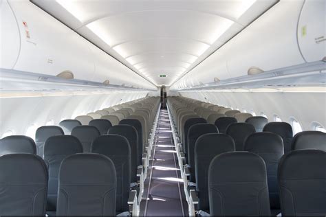 United Airbus A320 Interior