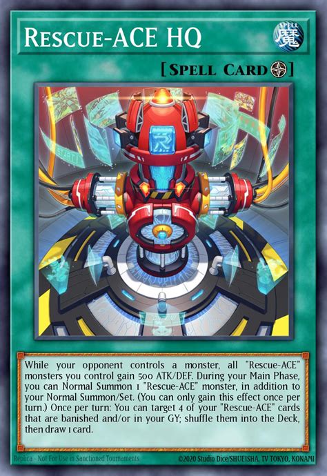 Rescue-ACE HQ - Yu-Gi-Oh! Card Database - YGOPRODeck