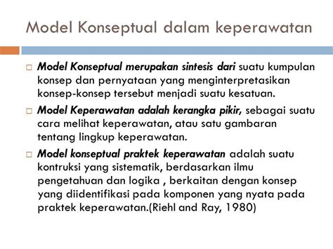 Teori Dan Model Konseptual Dalam Keperawatan Komunitas Seputar Model