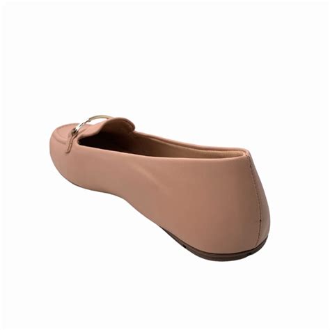 Mocassim Casual Via Uno Feminino 304019 Nude Mocassim Casual Via