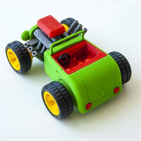 3D Printable Cute Hot Rod Cabrio By Petr