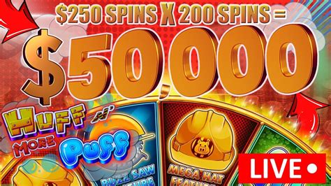 250 Spins Largest Jackpot Ever On 🚧 Huff N More Puff Live Slot Play