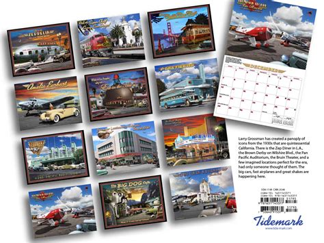 California Vintage 2025 Calendar : Tide-mark