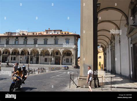 Piazza Della Santissima Annunziata Florence Tuscany Italy Europe