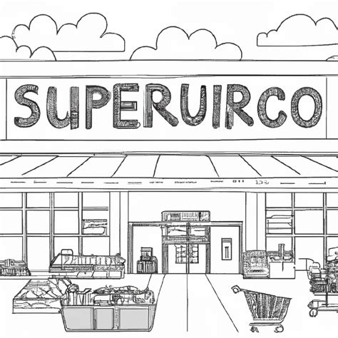 Desenho Para Colorir Supermercado Imagens Gr Tis Para Imprimir Img