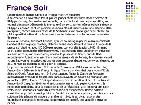 La Presse Francaise Ppt T L Charger