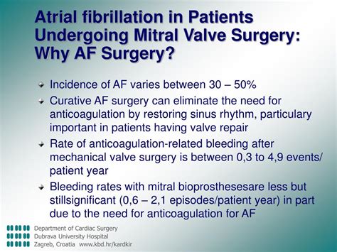 PPT - RF Ablation of Atrial Fibrillation in Valvular Heart Surgery Patients PowerPoint ...