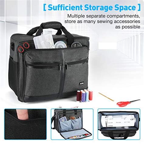 Procase Sewing Machine Carrying Case Universal Travel Tote Bag For