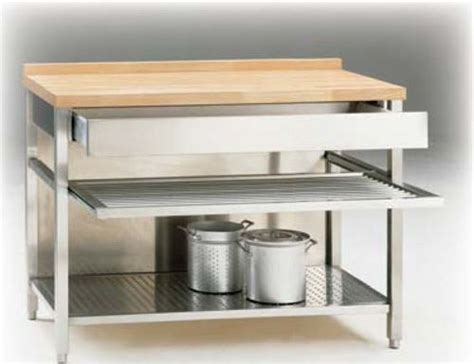 Stainless Steel Prep Table With Storage Compartment Quadra Qm T120 Ilve Stainless Steel