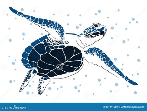 Graphic Sea Turtle Illustration Of Sea Turtle Of Turtle Design