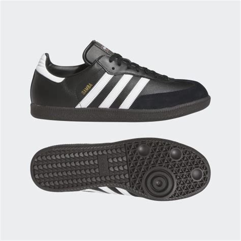 Adidas Samba Leather Shoes In Black And White Lifestyle Adidas Uk