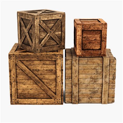 3D model wooden crates contains - TurboSquid 1617022