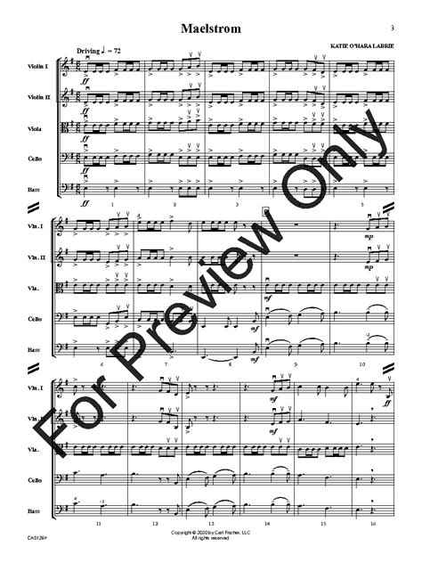 Maelstrom By Katie O Hara LaBrie J W Pepper Sheet Music