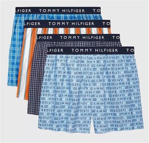 Tommy Hilfiger Mens Cotton Classics Pack Woven Boxers Sz Xl Ebay