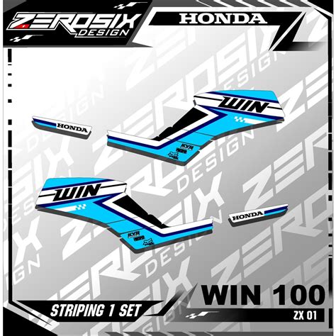 Jual Stiker Striping Honda Win Desain Racing Road Race Stiker Lis