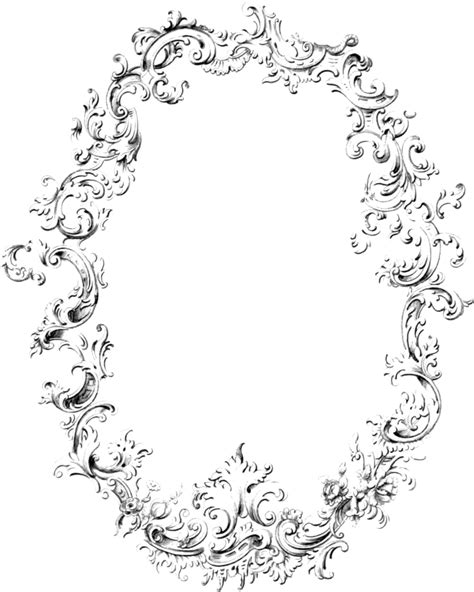 Download Hd Vintage Frame Transparent Png Vintage Oval Frame Png