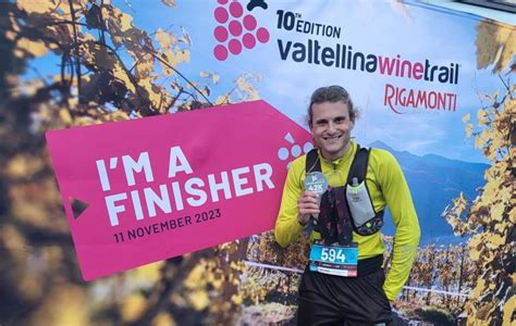 Podismo Matteo Broggini Completa Il Valtellina Wine Trail Rete