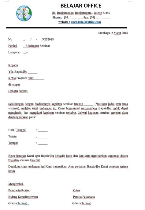 Contoh Lampiran Surat Dinas 56 Koleksi Gambar