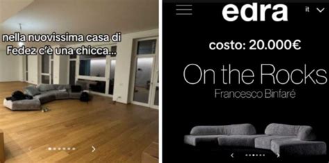 Fedez Nella Casa Da Pap Single Non Rinuncia Al Design Il Divano Di