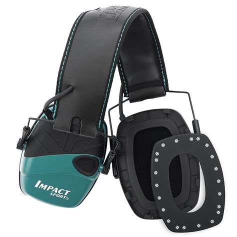Honeywell Impact Sport Sound Amplification Electronic Earmuff, Teal - R ...