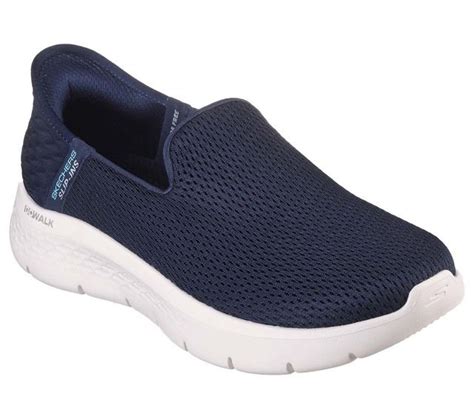 Skechers Slip Ins Go Walk 124963 NVY Navy Trainers