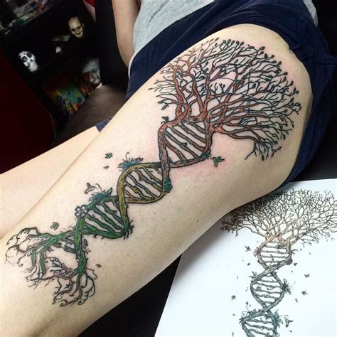 40 Best Tangled Tree Dna Tattoo Images On Pinterest Dna Tattoo