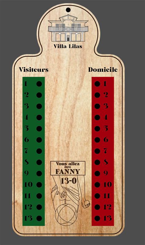 Superbe Tableau De Score D Couper En Bois Pin Maritime Id Ale Pour