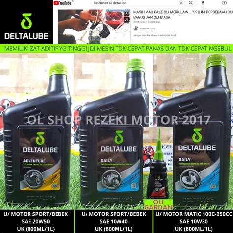 Jual OLI MESIN DELTALUBE MOTOR MATIC SPORT DELTALUBE DAILY 757