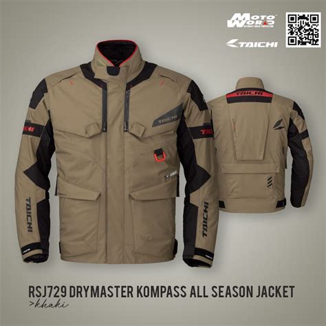 Rs Taichi Rsj Drymaster Kompass All Season Motorcycle Jacket Adv