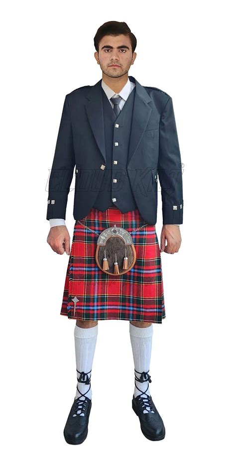 Tweed Argyll Wedding Kilt Outfit High Quality Cloud Kilt