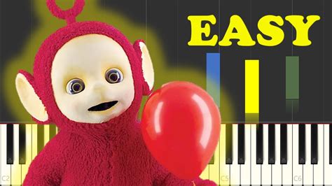 How To Play Teletubbies Theme Song On Piano Youtube