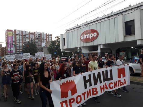 Odr An Protest Srbija Protiv Nasilja Gra Ani Blokirali Bulevar