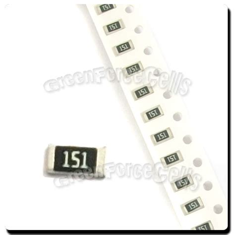 100 Pcs SMD SMT 1206 Chip Resistors Surface Mount 150R 150ohm 151 5