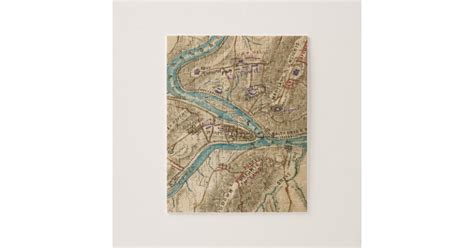 Vintage Harpers Ferry Civil War Map (1862) Jigsaw Puzzle | Zazzle