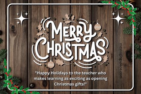 130+ Funny & Cute Merry Christmas Quotes For Teacher